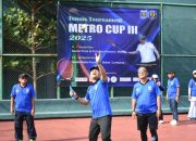 Wali Kota Buka Tennis Tournament Metro Cup III 2025